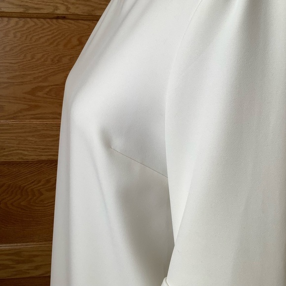 MISS SELFRIDGE Ivory Statement Sleeve Dress Size 6 - Picture 6 of 13